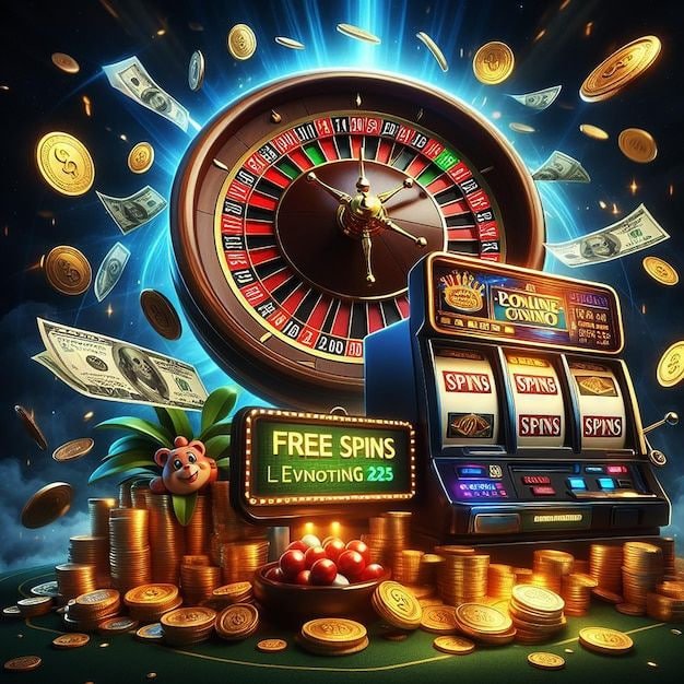 Ilustrasi slot online maxwin188 dengan berbagai tema menarik